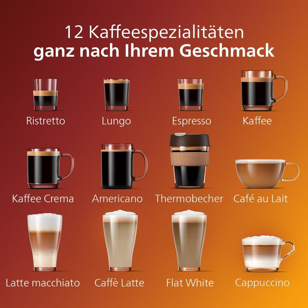 Serie 5400 Kaffeevollautomat EP5447/90 – Mit LatteGo Milchsystem, 12 Kaffeespezialitäten, intuitivem Display, vier individuellen Benutzerprofilen und edler Chrom-Optik